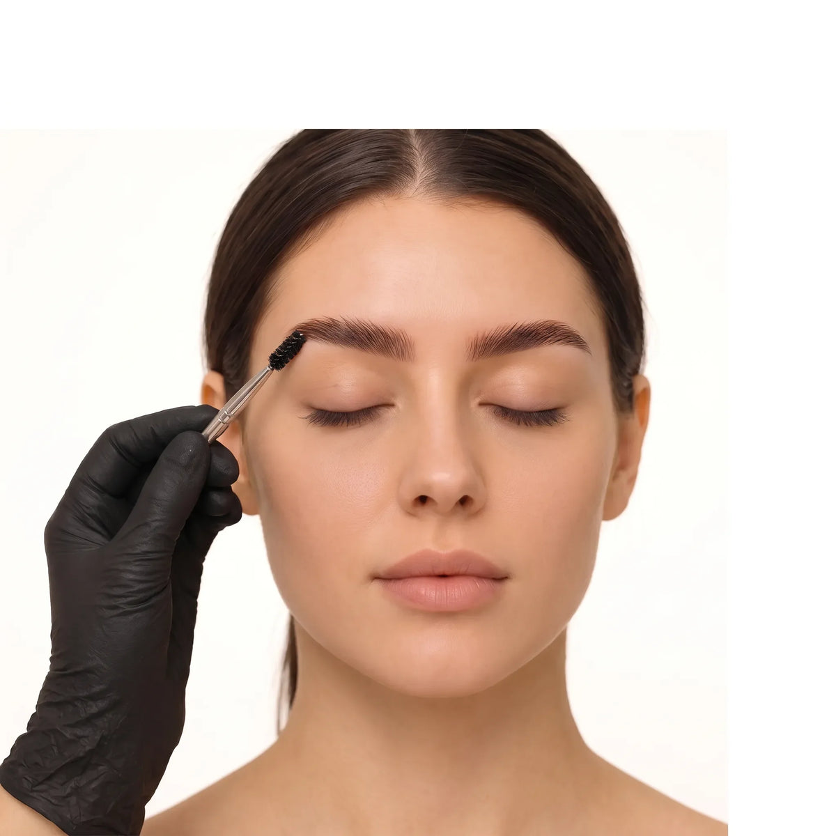 Brow Lamination with tint