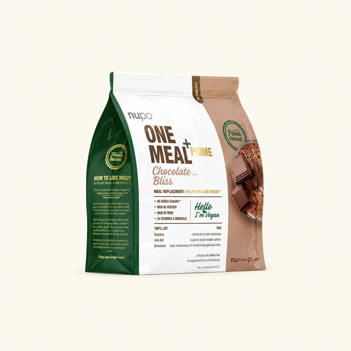 Nupo One Meal +Prime Vegan Shake 360g