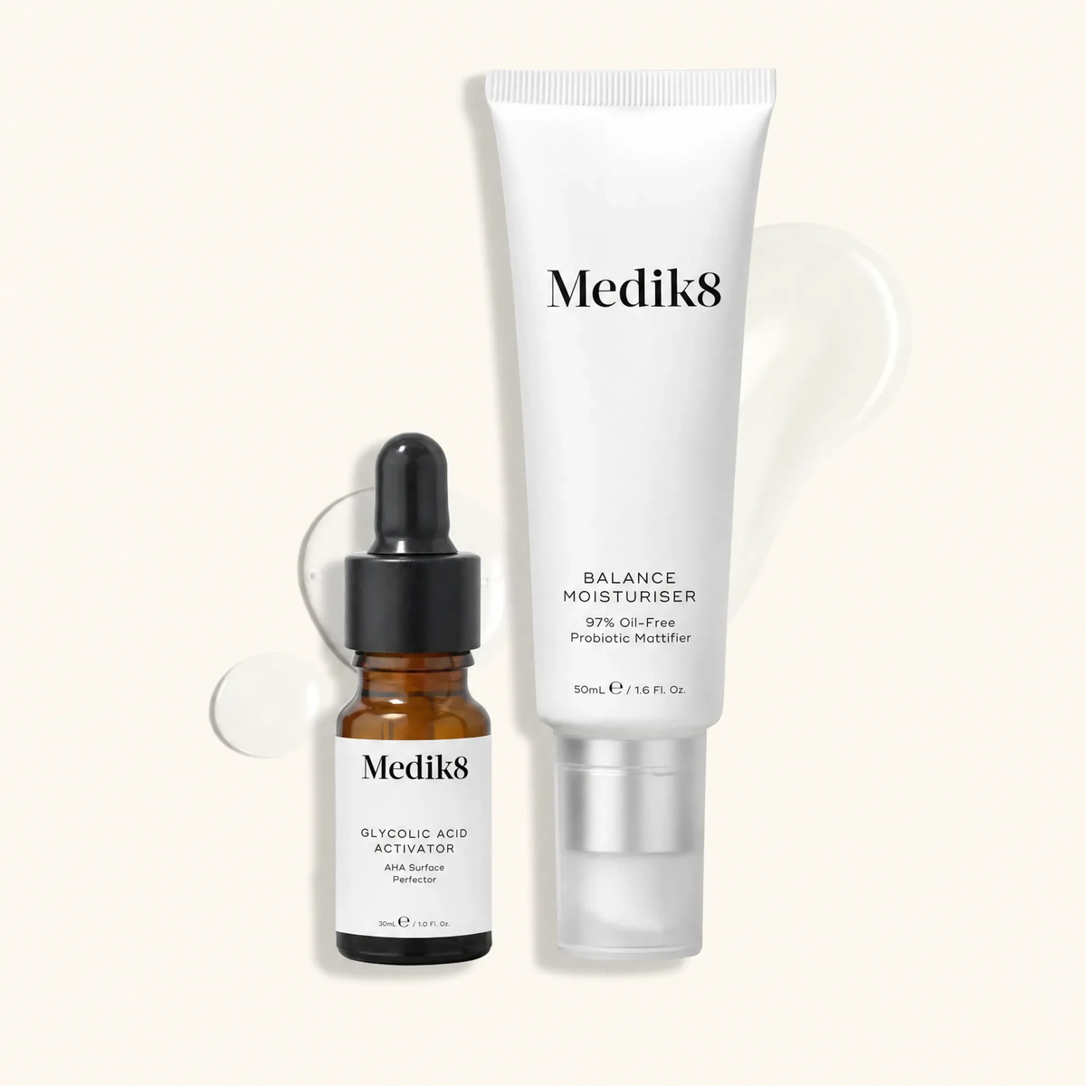 Medik8 Balance Moisturiser™ & Glycolic Acid Activator™