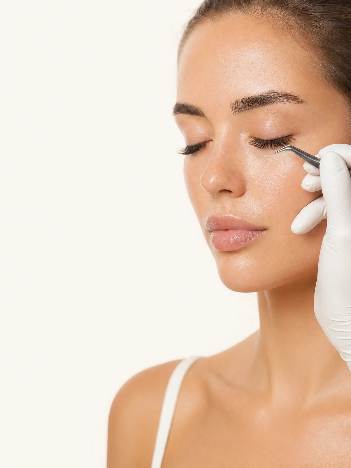glowing skin after a studio treatment
