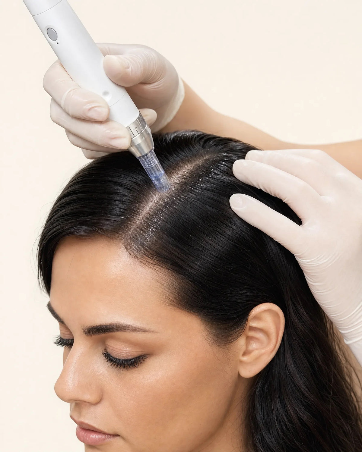 Scalp microneedling