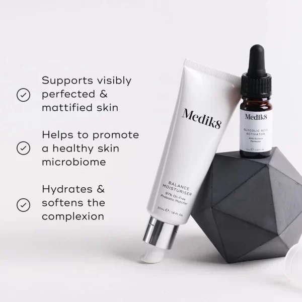 Medik8 Balance Moisturiser™ & Glycolic Acid Activator™ 50ml - Image 2