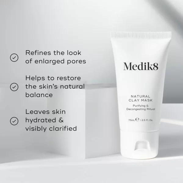 Medik8 Natural Clay Mask™ 75ml - Image 2