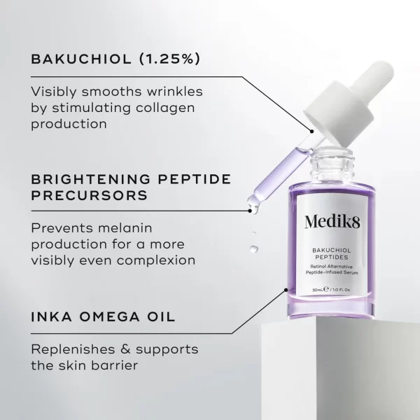 Medik8 Bakuchiol Peptides™  Retinol Alternative  Peptide-Infused Serum - Image 3