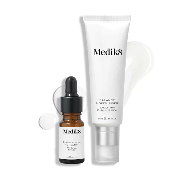 Medik8 Balance Moisturiser™ & Glycolic Acid Activator™ 50ml