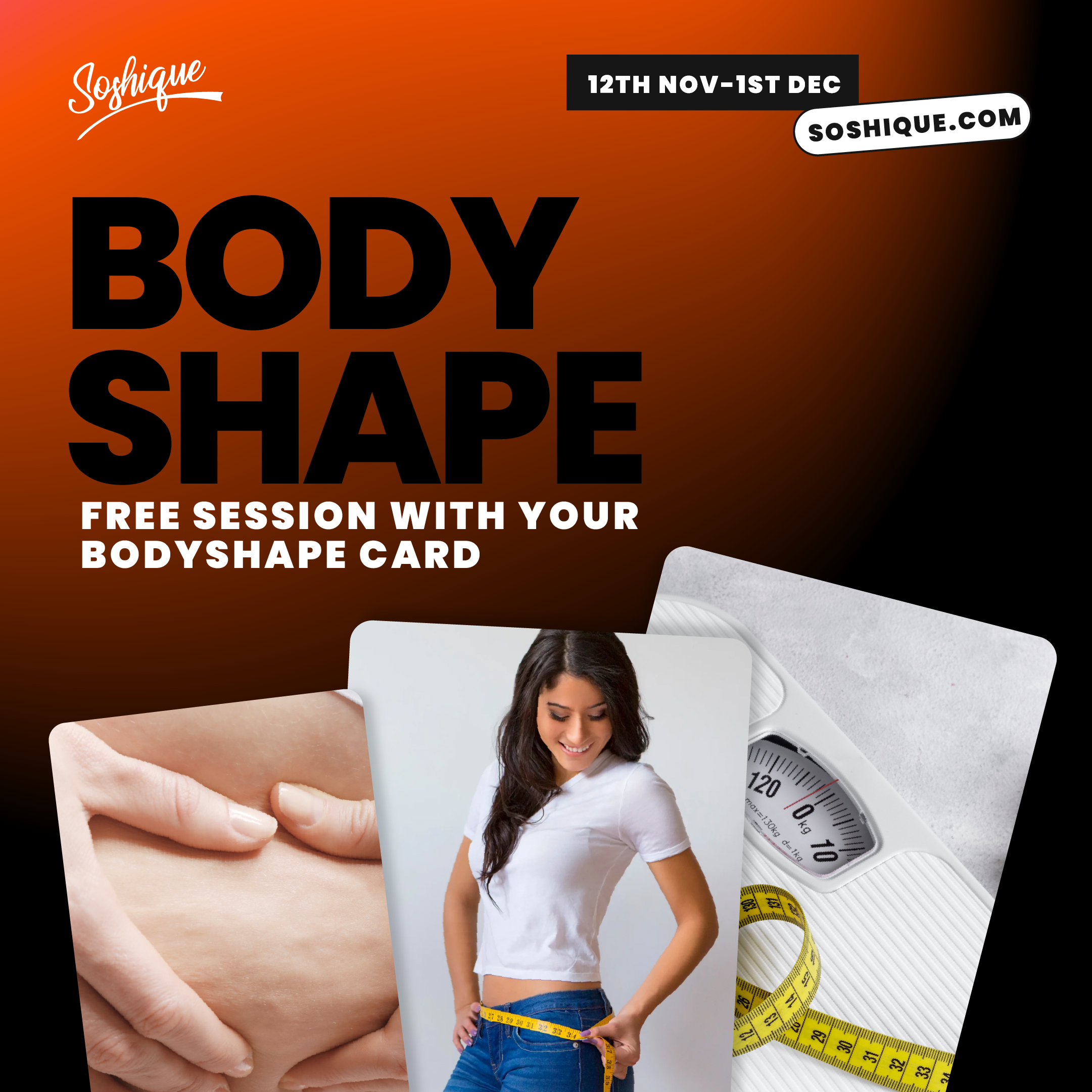 Bodyshape Card x6 sessions – BLACK FRIDAY OFFER